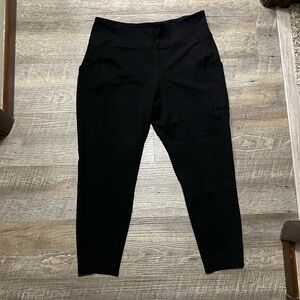 Plus size black leggings the sweatshirt project